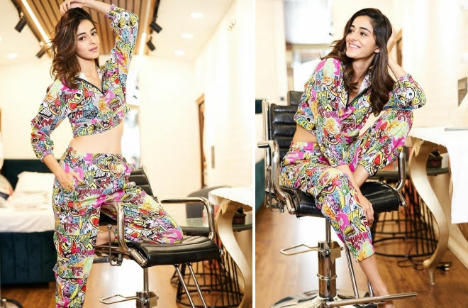 Ananya Panday chills in FUNKY co-ords drops PHOTOS...