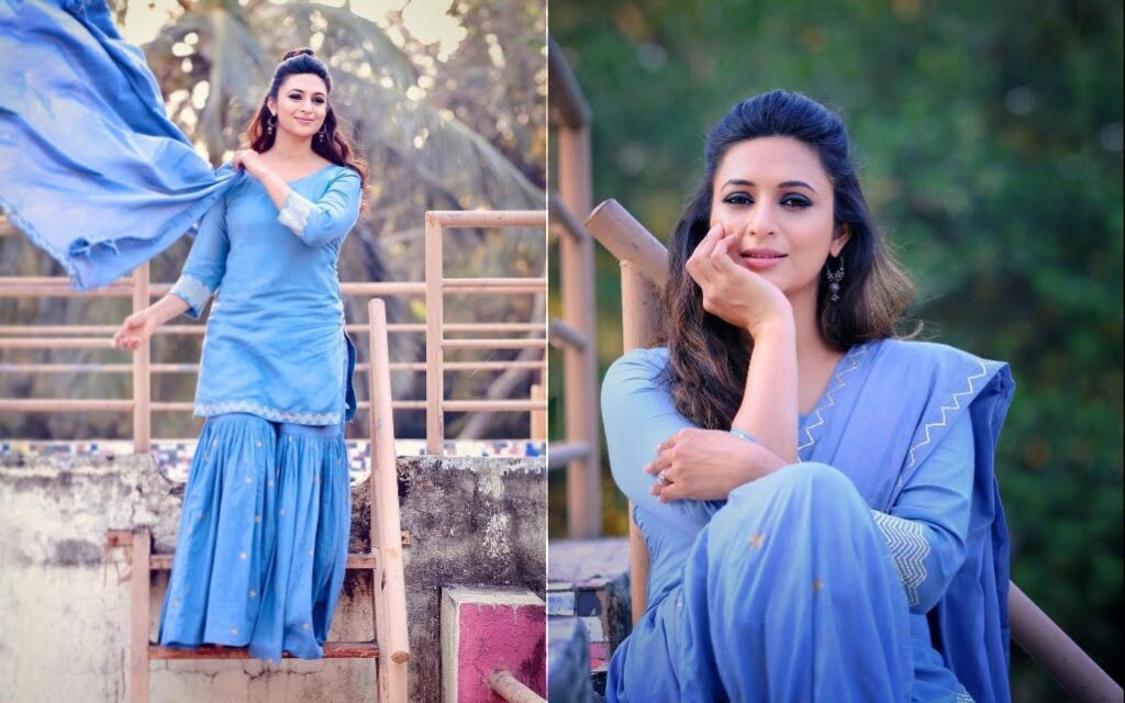 Divyanka Tripathi looks so GRACEFUL in a blue traditional look, SEE PHOTOS...