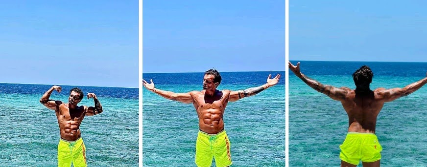 Karan Singh Grover shares GLIMPSE of the chiselled body from vacay...