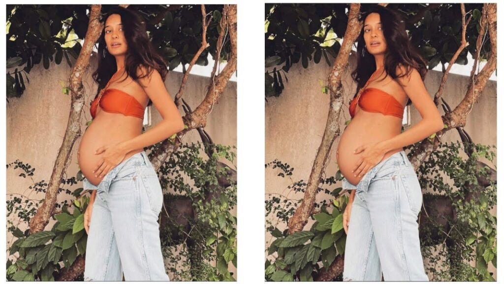 Lisa Haydon flaunts her baby bump as she waits for the arrival of her 'baby'.