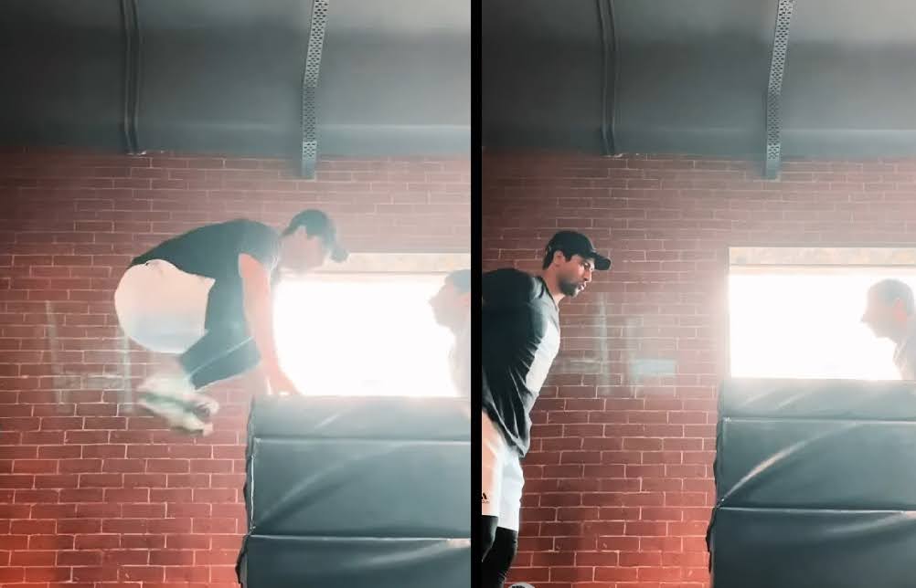 Vicky Kaushal aces box jump shares another treat for fans from his WORKOUT REGIME, Watch Video.